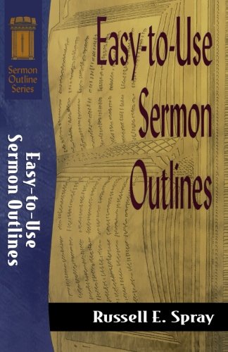 EasytoUse Sermon Outlines (Sermon Outline Series),Used