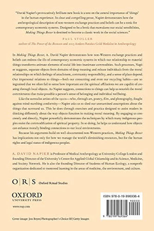 Making Things Better: A Workbook on Ritual, Cultural Values, and Environmental Behavior (Oxford Ritual Studies),Used