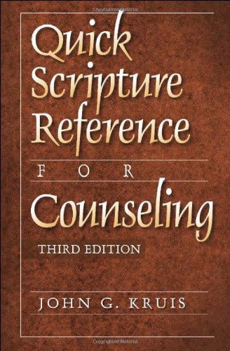 Quick Scripture Reference For Counseling,Used