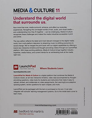 Media & Culture: An Introduction to Mass Communication,Used