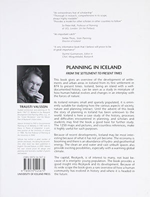 Planning in Iceland: From the Settlement to Present Times,Used