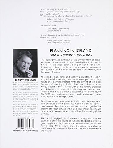 Planning in Iceland: From the Settlement to Present Times,Used