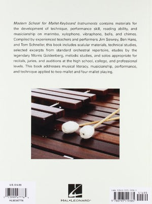 Modern School for MalletKeyboard Instruments: Includes Classic Morris Goldenberg Etudes,Used