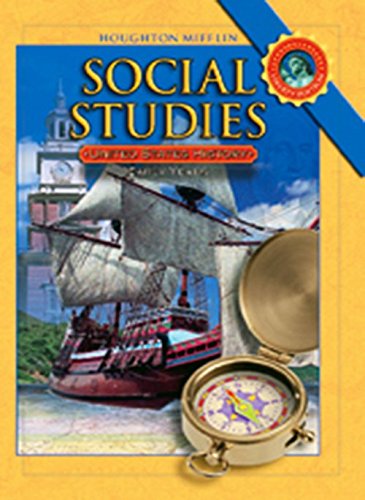 Houghton Mifflin Social Studies: Student Edition Level 5 U.S. History: The Early Years 2008,New