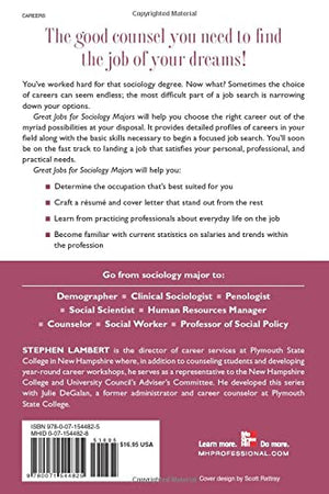 Great Jobs for Sociology Majors (Great Jobs Series),New