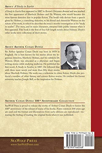 A Study in Scarlet (1891 Illustrated Edition): 100th Anniversary Collection,New