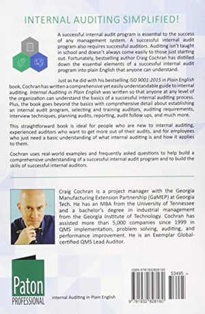 Internal Auditing in Plain English: A Simple Guide to Super Effective ISO Audits,New