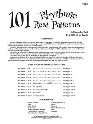 101 Rhythmic Rest Patterns: Bass (Tuba),Used