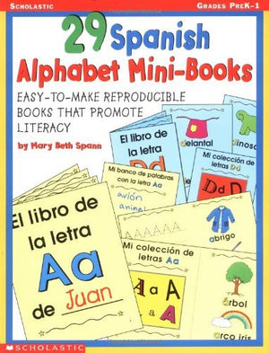 29 Spanish Alphabet Minibooks (Spanish Edition),New
