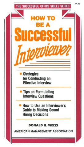 How to Be a Successful Interviewer (Successful Office Skills),Used
