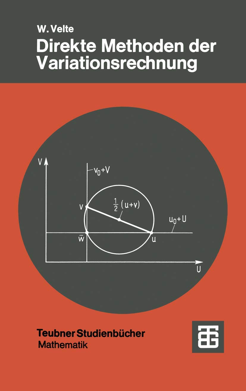 Direkte Methoden Der Variationsrechnung: Eine Einfhrung Unter Bercksichtigung Von Randwertaufgaben Bei Partiellen Differentialgl,Used