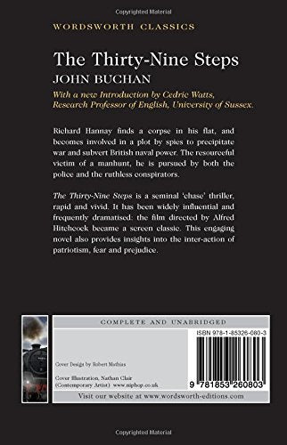ThirtyNine Steps (Wordsworth Classics) (Wordsworth Collection),Used