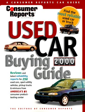 Consumer Reports Used Car Buying Guide 2000,Used