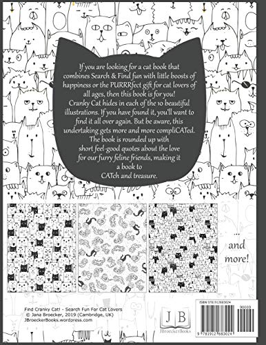Find Cranky Cat! Search Fun for Cat Lovers:  A Search and Find Book of Increasing Difficulty with Gorgeous Illustrations and In,Used
