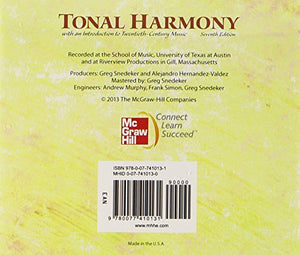 Audio CD for Tonal Harmony,New