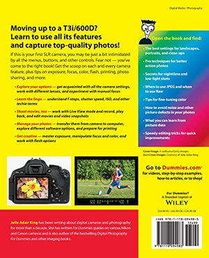 Canon EOS Rebel T3i / 600D For Dummies,Used