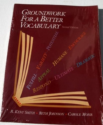 Groundwork For A Better Vocabulary,New