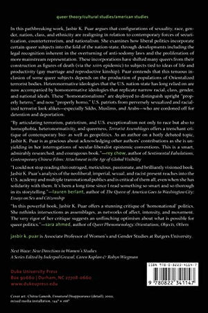 Terrorist Assemblages: Homonationalism in Queer Times,Used