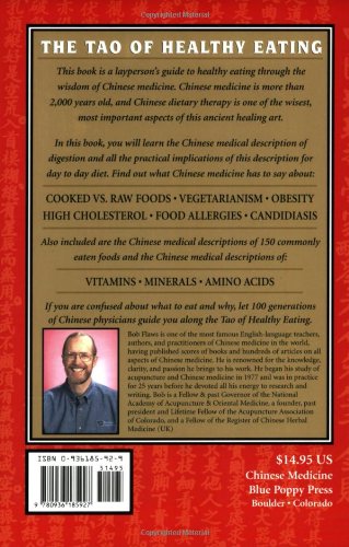 The Tao of Healthy Eating: Dietary Wisdom According to Traditional Chinese Medicine,Used