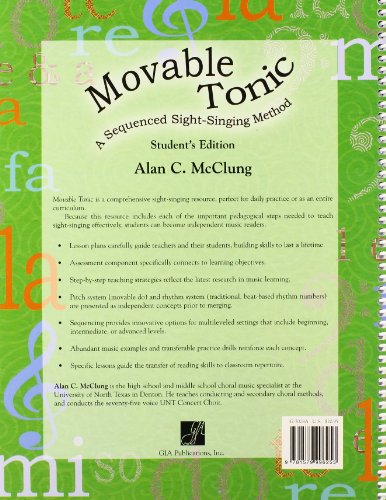 Movable Tonic: A Sequenced SightSinging Method Student Book/G7028A,Used