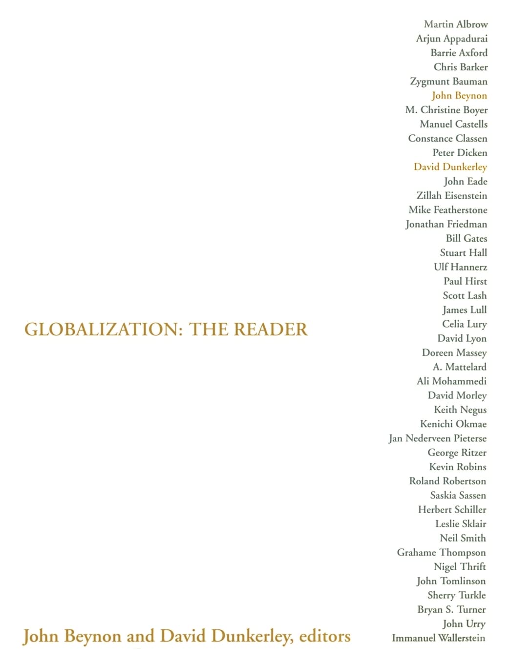 Globalization: The Reader,Used