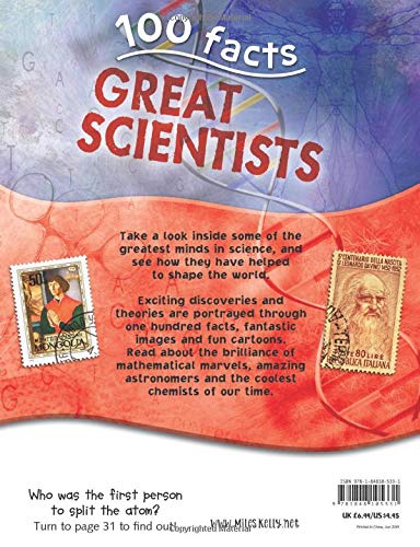 100 Facts  Great Scientists: Projects, Quizzes, Fun Facts, Cartoons,Used
