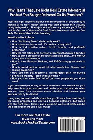 Insider Secrets of Successful Real Estate Investors: What No One Tells You About Real Estate Investing,Used