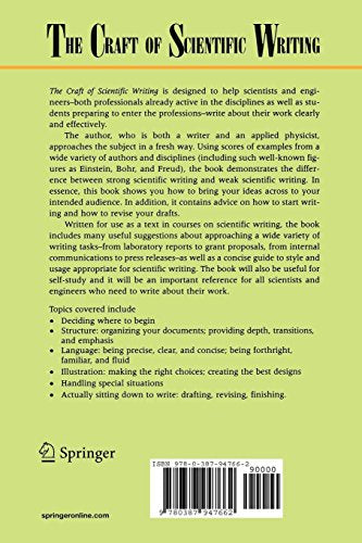The Craft Of Scientific Writing, 3Rd Edition,New