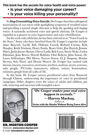 Stop Committing Voice Suicide: Americas wellknown voice doctor speaks out on the widespread mistreatment of our voices led by t,Used