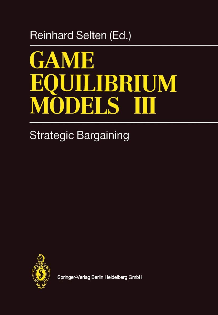 Game Equilibrium Models III: Strategic Bargaining,Used