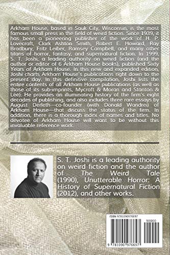 Eighty Years Of Arkham House: A History And Bibliography