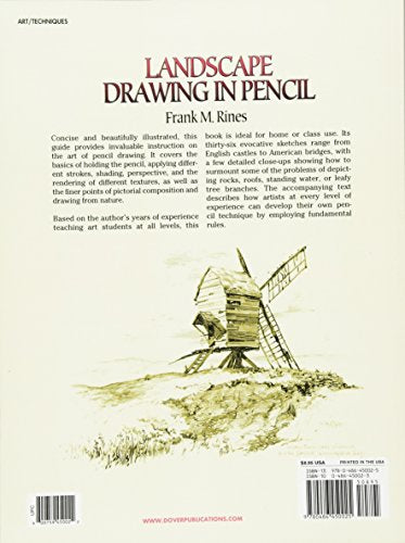 Landscape Drawing in Pencil (Dover Art Instruction),Used