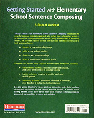 Getting Started with Elementary School Sentence Composing: A Student Worktext,Used