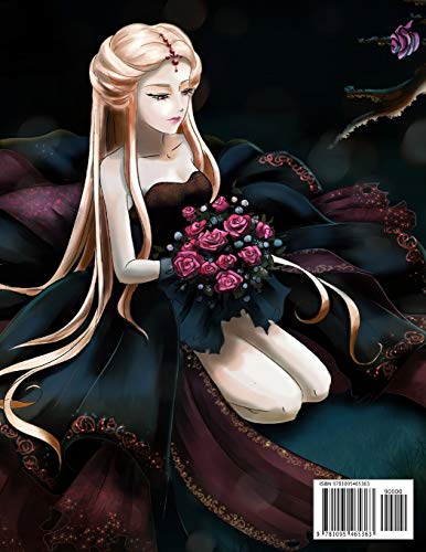 Sketchbook: Anime style cover, sketchbook for Drawing, Coloring, Sketching and Doodling manga, 8.5 x 11 110 pages,Used