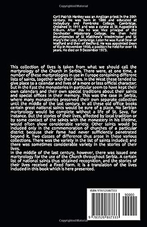 Lives of the Serbian Saints (Translations of Christian Literature),Used