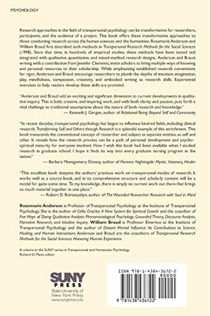Transforming Self and Others through Research: Transpersonal Research Methods and Skills for the Human Sciences and Humanities (,New