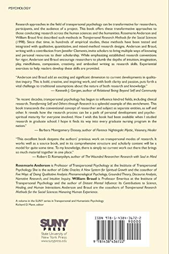 Transforming Self and Others through Research: Transpersonal Research Methods and Skills for the Human Sciences and Humanities (,New