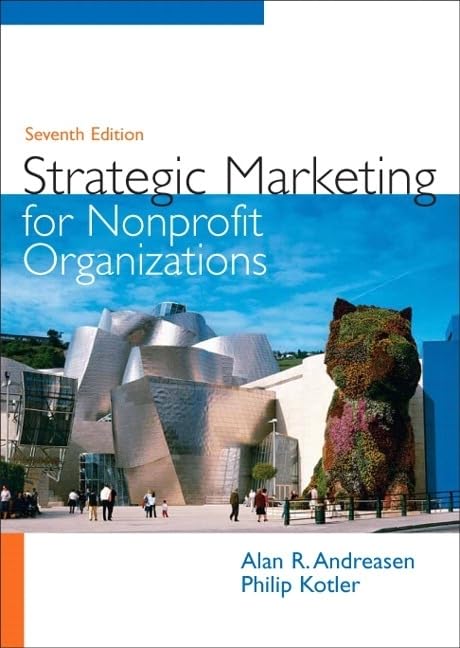 Strategic Marketing for NonProfit Organizations,Used