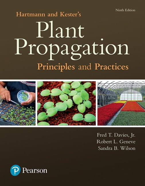 Hartmann & Kester'S Plant Propagation: Principles And Practices (What'S New In Trades & Technology),New