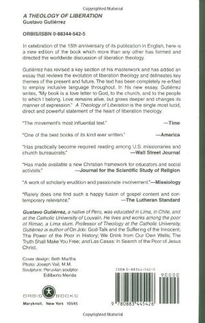 A Theology of Liberation: History, Politics, and Salvation (15th Anniversary Edition with New Introduction by Author),Used
