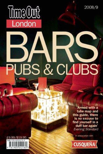 Time Out London Bars, Pubs & Clubs (Time Out Guides),Used