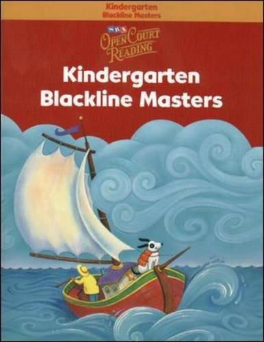 Open Court Reading  Kindergarten Blackline Masters,Used
