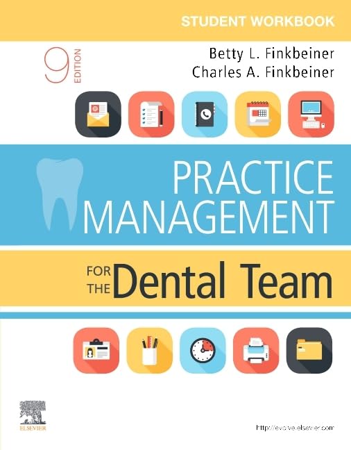 Student Workbook For Practice Management For The Dental Team