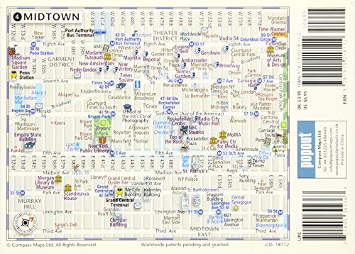 New York PopOut Map (PopOut Maps),Used