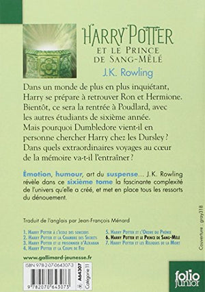 Harry Potter Et le Prince de SangMele (French Edition),Used