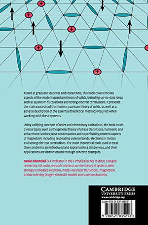 Basic Aspects Of The Quantum Theory Of Solids: Order And Elementary Excitations