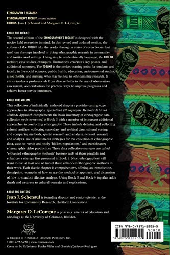 Specialized Ethnographic Methods: A Mixed Methods Approach (Volume 4) (Ethnographer's Toolkit, Second Edition, 4),Used