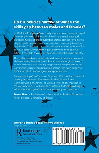 Mainstreaming Equality in the European Union,Used
