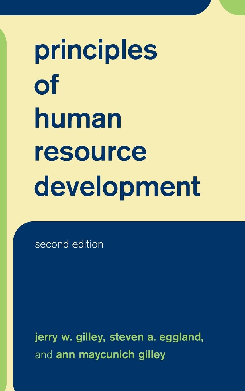 Principles Of Human Resource Development,Used