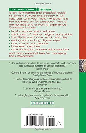 Syria  Culture Smart!: The Essential Guide to Customs & Culture,Used